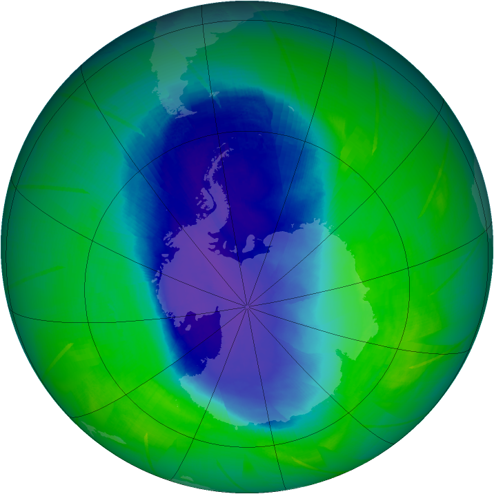 Ozone Map 2009-11-12